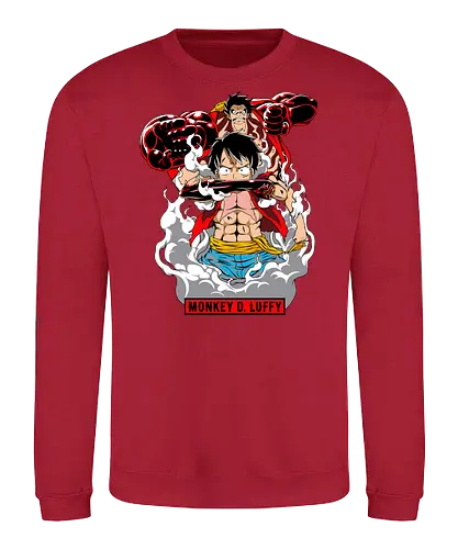 Pirate King Power - gear fourth, Pirate, anime power, pirate king, haki, shonen anime, gear 4 - Sweatshirt