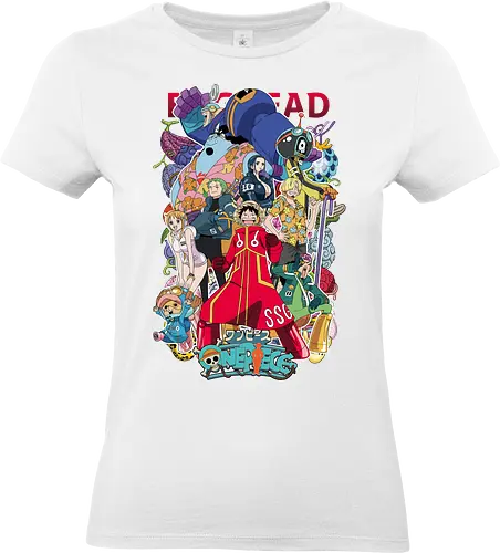 Egghead Island Arc - egghead arc, Pirate, straw hat crew, anime pirates, vegapunk, shonen jump, anime collage - Standard T-Shirt (Women)
