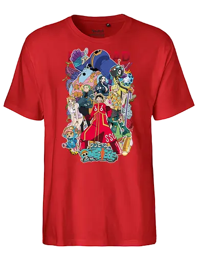 Egghead Island Arc - egghead arc, Pirate, straw hat crew, anime pirates, vegapunk, shonen jump, anime collage - Fairtrade T-Shirt