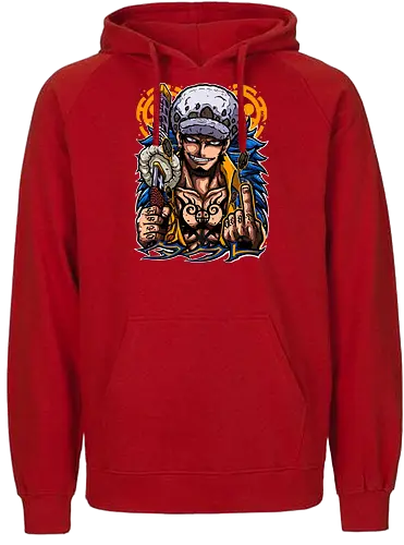 Surgeon of Death - trafalgar law, Pirate, heart pirates, anime pirate, surgeon of death, op op fruit, anime tattoo, grand line - Fairtrade Hoodie