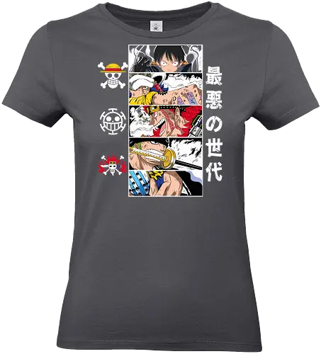 New Era Pirates - Pirate, pirate era, anime manga, Pirate, grand line, anime collage, straw hat crew, shonen anime - Standard T-Shirt (Women)