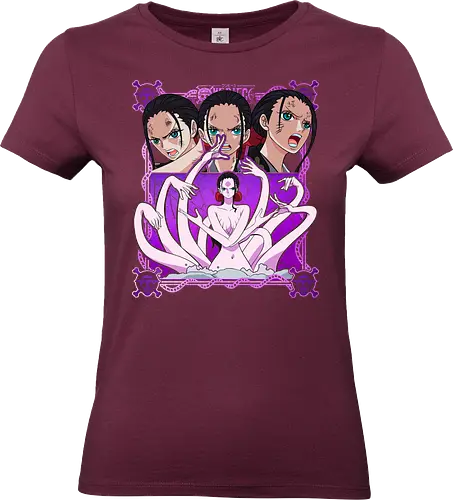 Demon Child - nico robin, Pirate, anime girl, straw hat crew, archaeologist, anime pirate, devil child, grand line - Standard T-Shirt (Women)
