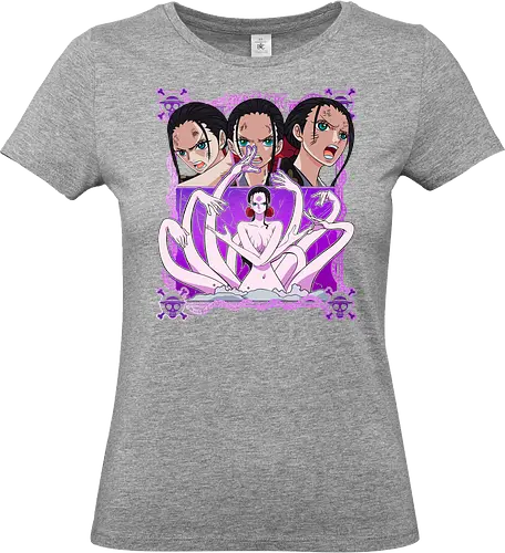 Demon Child - nico robin, Pirate, anime girl, straw hat crew, archaeologist, anime pirate, devil child, grand line - Standard T-Shirt (Women)