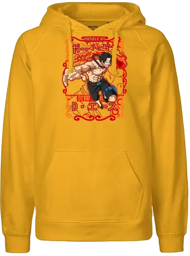Fire Fist Legacy - portgas d ace, Pirate, fire fist ace, whitebeard pirates, anime fire, pirate brother, marineford, anime warrior - Fairtrade Hoodie