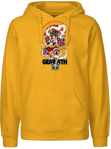 Gear Fourth - snake man, luffy gear 4, Pirate, anime transformation, haki power, Pirate, anime battle, pirate king - Fairtrade Hoodie