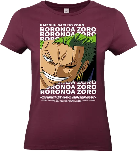 Santoryu Master - roronoa zoro, santoryu, Pirate, anime warrior, katana fighter, pirate swordsman, green aura, anime manga - Standard T-Shirt (Women)
