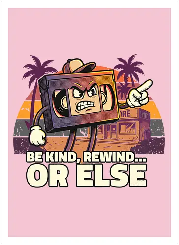 Retro Kassette Be Kind Rewind Lustiges Design
