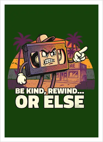 Retro Kassette Be Kind Rewind Lustiges Design