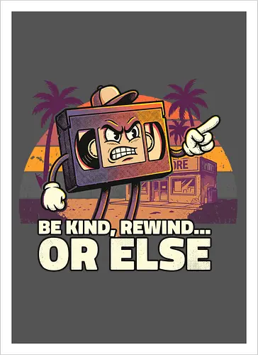 Retro Kassette Be Kind Rewind Lustiges Design