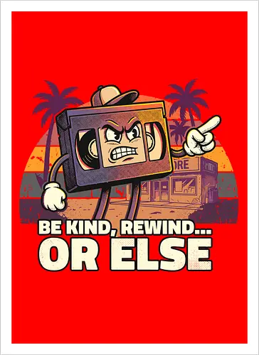 Retro Kassette Be Kind Rewind Lustiges Design