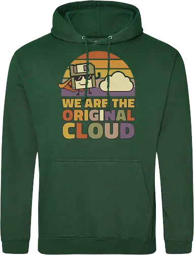 Wir sind die Original Cloud Lustiges Tech Design