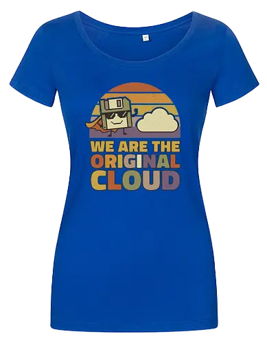 Wir sind die Original Cloud Lustiges Tech Design