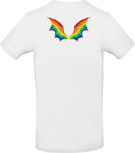 Rainbow Pride Bat Wings