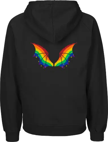 Rainbow Pride Bat Wings
