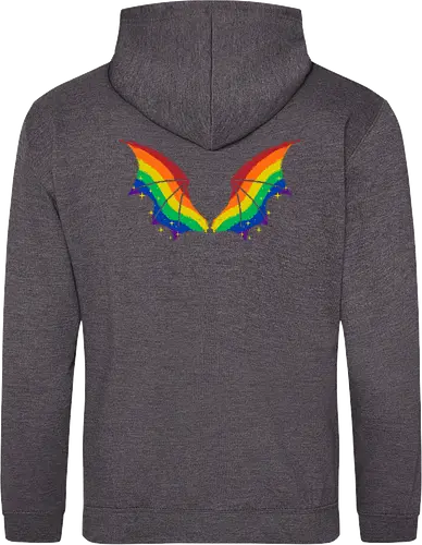 Rainbow Pride Bat Wings