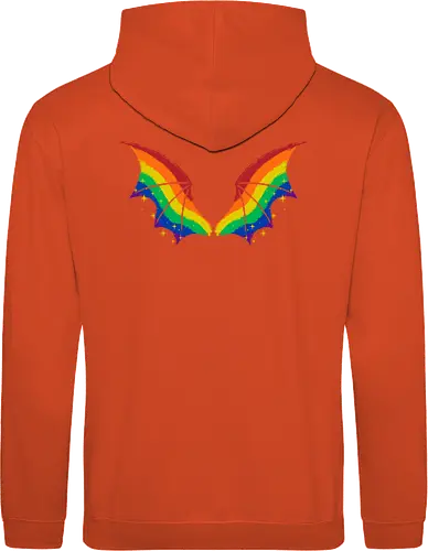 Rainbow Pride Bat Wings