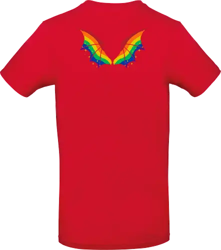 Rainbow Pride Bat Wings