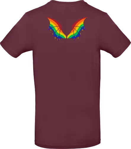 Rainbow Pride Bat Wings