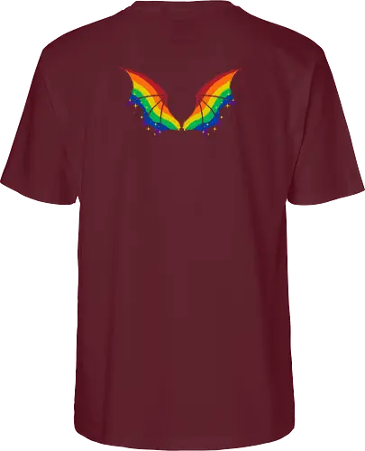 Rainbow Pride Bat Wings