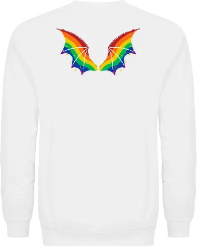 Rainbow Pride Bat Wings