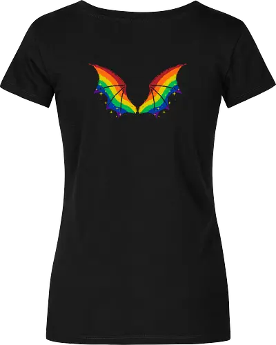 Rainbow Pride Bat Wings