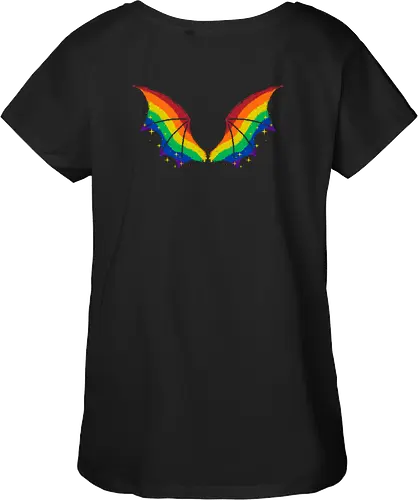 Rainbow Pride Bat Wings