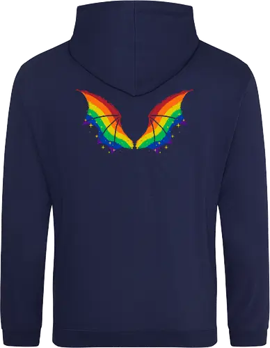 Rainbow Pride Bat Wings