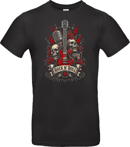 Red Guitars Rock N Roll