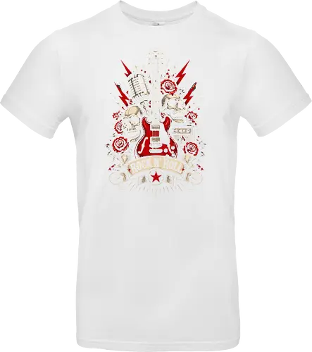 Red Guitars Rock N Roll