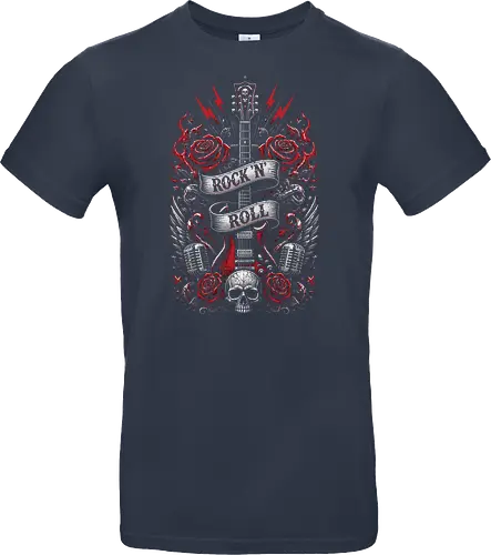 Rock N Roll Skull Guitars