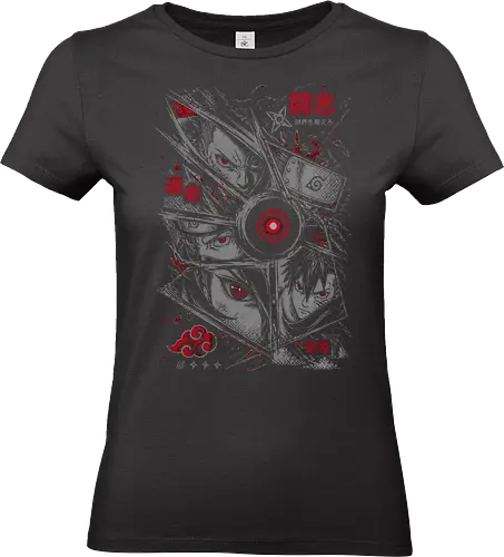 Red Cloud Ninja Force - kunai, ninja, Shinobi, japan, japanese, kanji, anime, manga, geek, lm2kone - Standard T-Shirt (Women)