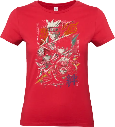 The Legend Never Die - Anime - kunai, ninja, Shinobi, japan, japanese, kanji, anime, manga, geek, lm2kone, mha, hero, academia - Standard T-Shirt (Women)
