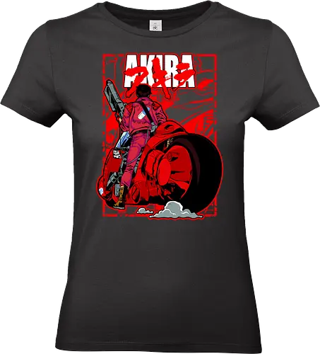 Capsule Gang - shotaro kaneda, akira anime, capsule gang, neo tokyo, anime biker, cyberpunk manga, red bike, retro anime - Standard T-Shirt (Women)