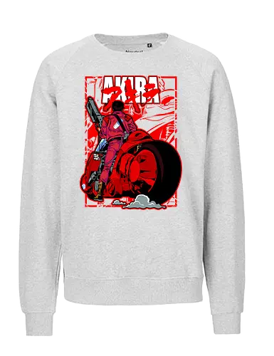 Capsule Gang - shotaro kaneda, akira anime, capsule gang, neo tokyo, anime biker, cyberpunk manga, red bike, retro anime - Fairtrade Sweatshirt