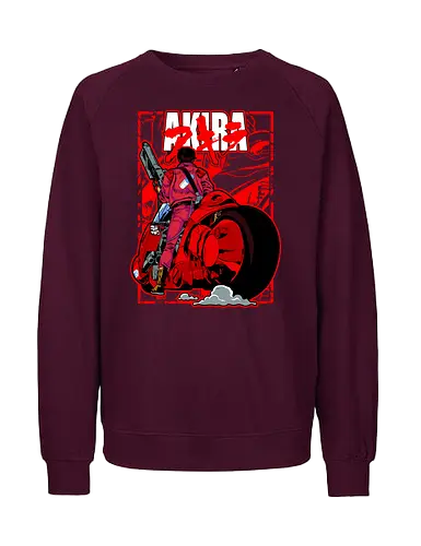 Capsule Gang - shotaro kaneda, akira anime, capsule gang, neo tokyo, anime biker, cyberpunk manga, red bike, retro anime - Fairtrade Sweatshirt