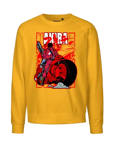 Capsule Gang - shotaro kaneda, akira anime, capsule gang, neo tokyo, anime biker, cyberpunk manga, red bike, retro anime - Fairtrade Sweatshirt