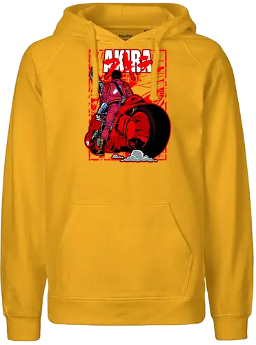 Capsule Gang - shotaro kaneda, akira anime, capsule gang, neo tokyo, anime biker, cyberpunk manga, red bike, retro anime - Fairtrade Hoodie