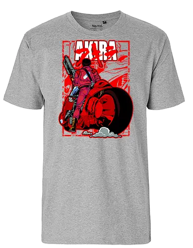 Capsule Gang - shotaro kaneda, akira anime, capsule gang, neo tokyo, anime biker, cyberpunk manga, red bike, retro anime - Fairtrade T-Shirt