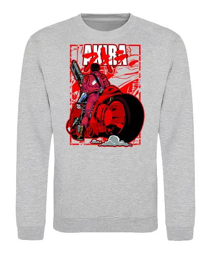 Capsule Gang - shotaro kaneda, akira anime, capsule gang, neo tokyo, anime biker, cyberpunk manga, red bike, retro anime - Sweatshirt