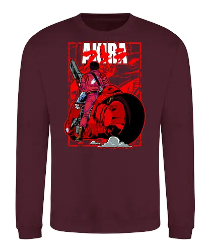 Capsule Gang - shotaro kaneda, akira anime, capsule gang, neo tokyo, anime biker, cyberpunk manga, red bike, retro anime - Sweatshirt
