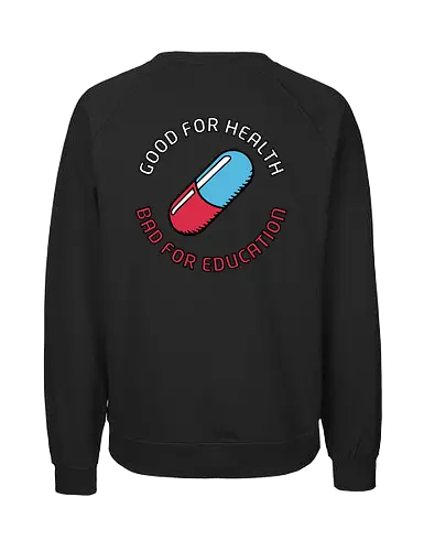 Capsule Warning - akira anime, capsule design, neo tokyo, cyberpunk manga, anime aesthetic, retro sci fi, otomo, anime art - Fairtrade Sweatshirt