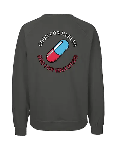 Capsule Warning - akira anime, capsule design, neo tokyo, cyberpunk manga, anime aesthetic, retro sci fi, otomo, anime art - Fairtrade Sweatshirt