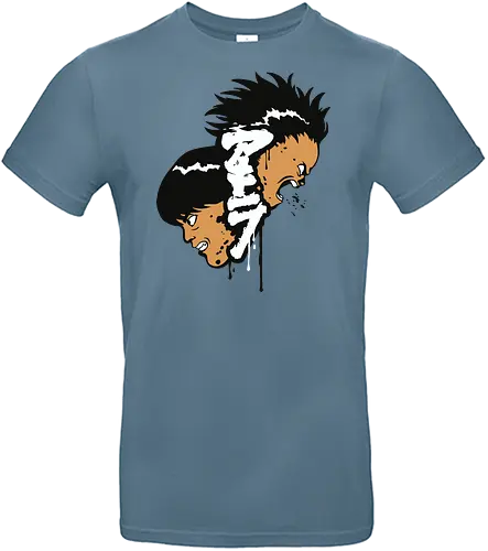 Brothers of Neo Tokyo - kaneda, tetsuo, akira anime, neo tokyo, cyberpunk rivalry, manga classic, anime duo, retro manga - Standard T-Shirt