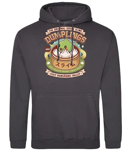 Ramuramu Valley Dumplings Vintage - pink bean, slime, yeti, orange mushroom, kawaii, anime, chibi, ragnarok online, video game, gaming, gamer, zakum helm - Standard Hoodie