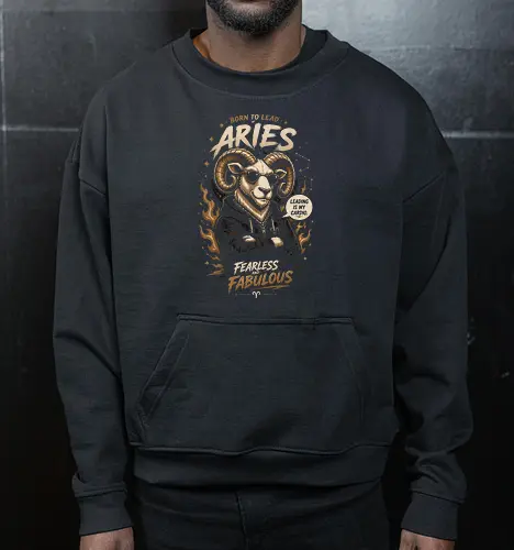Cool Aries Ram Illustration