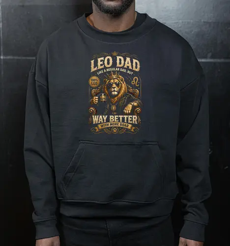 Leo Dad King of the Jungle