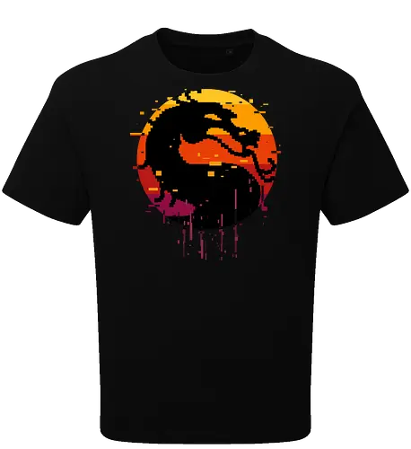 retro dragon club  - ice, freeze, subzero, scorpion, reptile, fighter, 80s, game, versus, arcade - Oversize T-Shirt