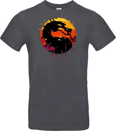 retro dragon club  - ice, freeze, subzero, scorpion, reptile, fighter, 80s, game, versus, arcade - Standard T-Shirt