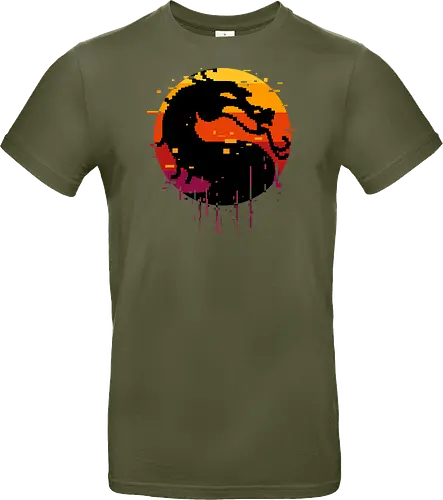 retro dragon club  - ice, freeze, subzero, scorpion, reptile, fighter, 80s, game, versus, arcade - Standard T-Shirt
