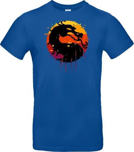 retro dragon club  - ice, freeze, subzero, scorpion, reptile, fighter, 80s, game, versus, arcade - Standard T-Shirt